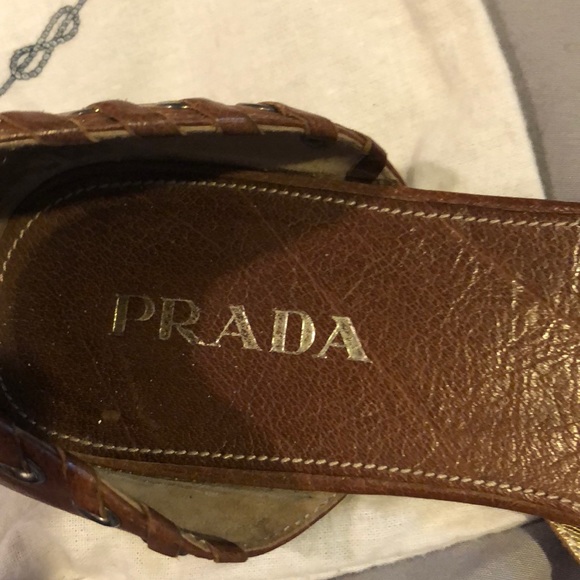 Prada brown leather flats - Picture 2 of 5